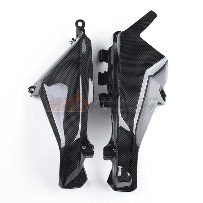 Radiator Side Covers Side Panel Fairing Cowling For Ducati Monster  696 795 796 1100 Full Carbon Fiber 100%