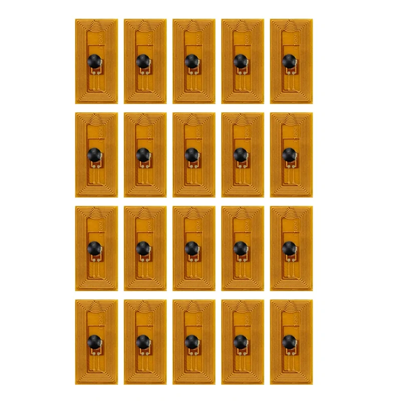 【HOT A69Z!】ISO14443A High Temperature RFID Tags 13.56Mhz 20Pcs Flexible Electronic Labels