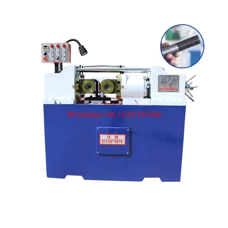 China Manufacturer Oem Factory Easy To Operate Automatic Solid Bar Thread Rolling Machine Industrial Sewing Machine