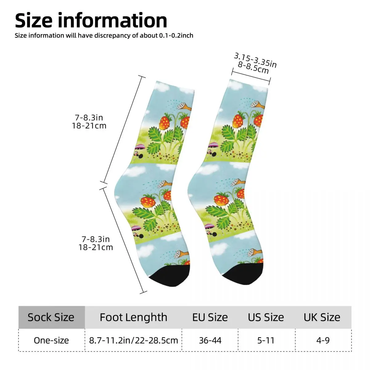 Krtek The Little Mole Kawaii Socks Sports Cartoon Pattern Socks