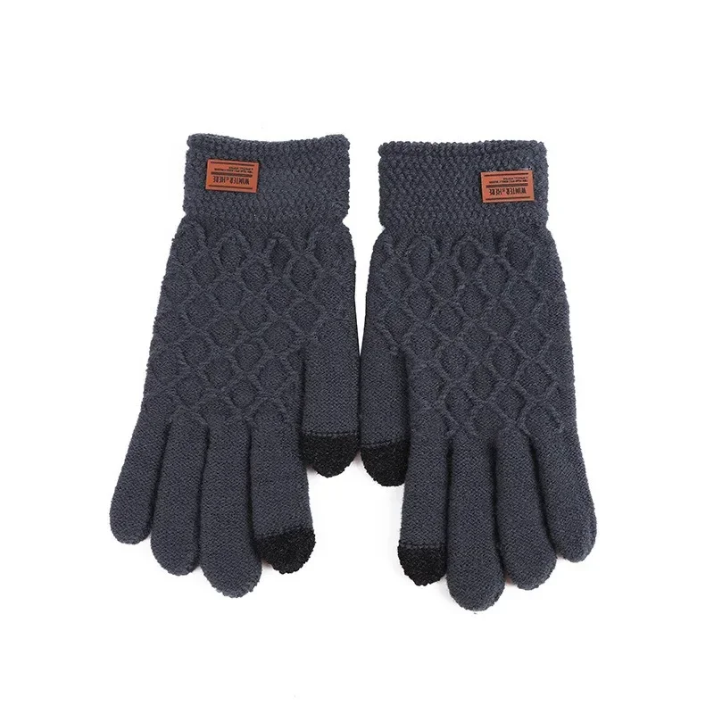 Gants d'équitation en plein air UNIS issants pour hommes, version automne et hiver, écran tactile, accessoires en laine et velours, cadeaux