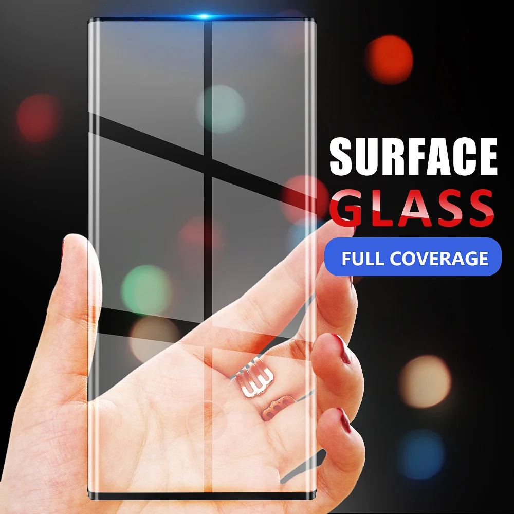 Full Cover Tempered Glass For Samsung Galaxy S22 Ultra S23 S21 S20 Ultra Plus S8 Plus S 21 Note 20 Ultra Screen Protector Glass