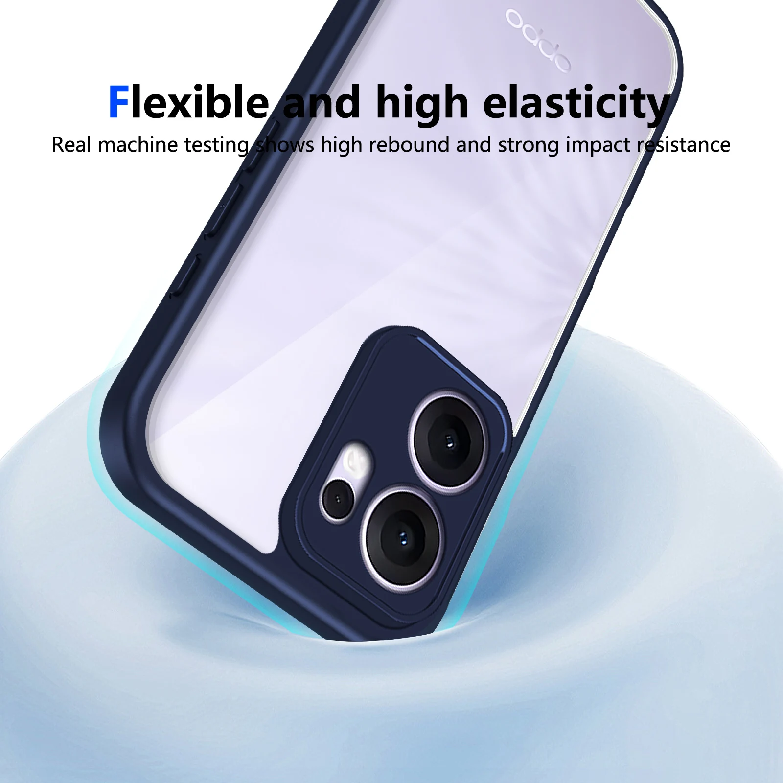 Für Oppo Reno 13A CPH2699 Fall Air Kissen Stoßfest Silikon Bumper Klar Matte Zurück Abdeckung Harte Telefon Fall für Oppo Reno 13A 5G – Detail 14