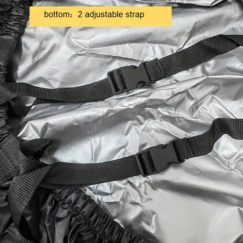 غطاء فرن البيتزا - واقي فرن البيتزا المحمول في الهواء الطلق مع إغلاق برباط قابل للتعديل، إغلاق بسحاب عالي التحمل