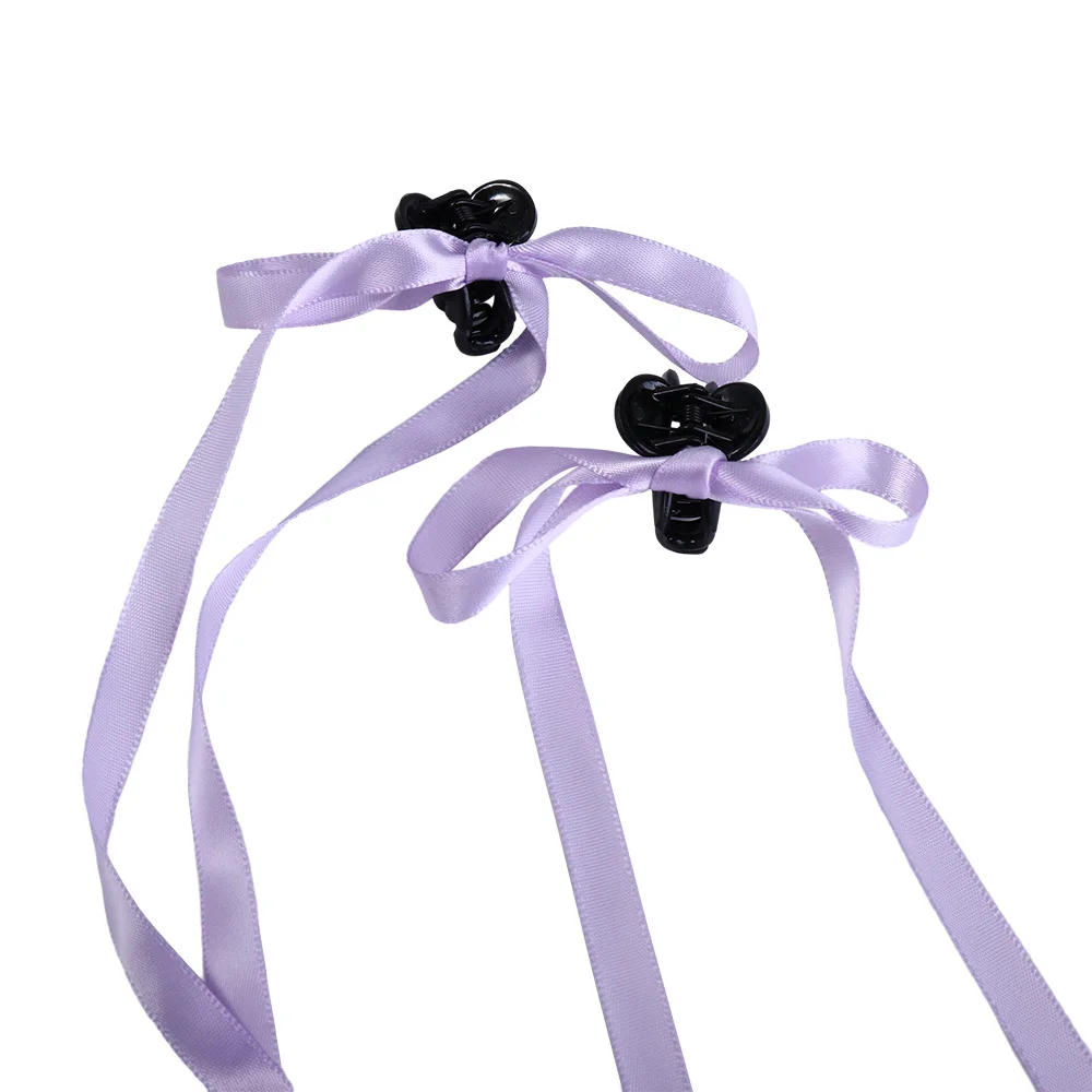 

Retro Ribbon Bowknot Geometry Shape Cloth y2k Korean Style Headwear Girl Hair Clip Small Hair Claw Balletcore Bow Hairpin