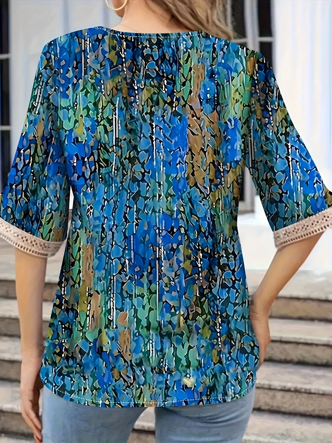 Plus Size Temperament Loose Woman Shirt Fashion Casual Blouse Elegant Long Sleeve Woman Shirt Holiday Weekend Top image 4
