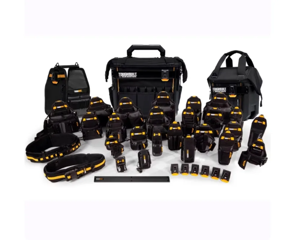 

Система быстросъемного ремня для инструментов TOUGHBUILT, мягкая поясная сумка с несколькими карманами и набор рабочего снаряжения через плечо для рабочей площадки