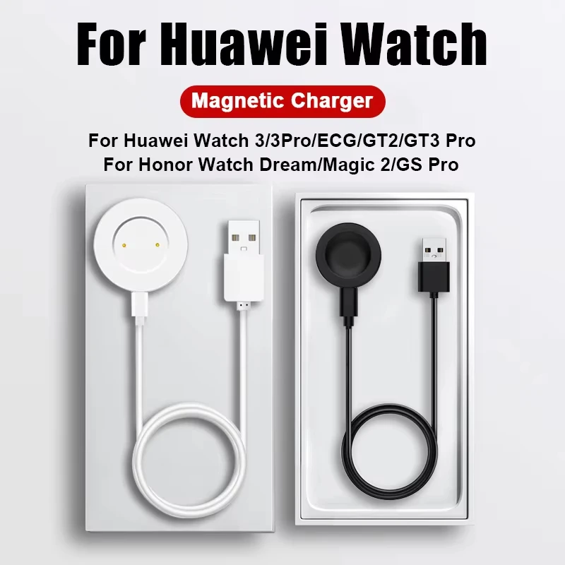 2025 Charger Dock For Huawei Watch 5/4/3/GT5 Pro/GT4/GT3 Pro/GT2 Pro/ GT2 Porsche/GT Cyber,/GT Runner/GT 2022 Charging Cable