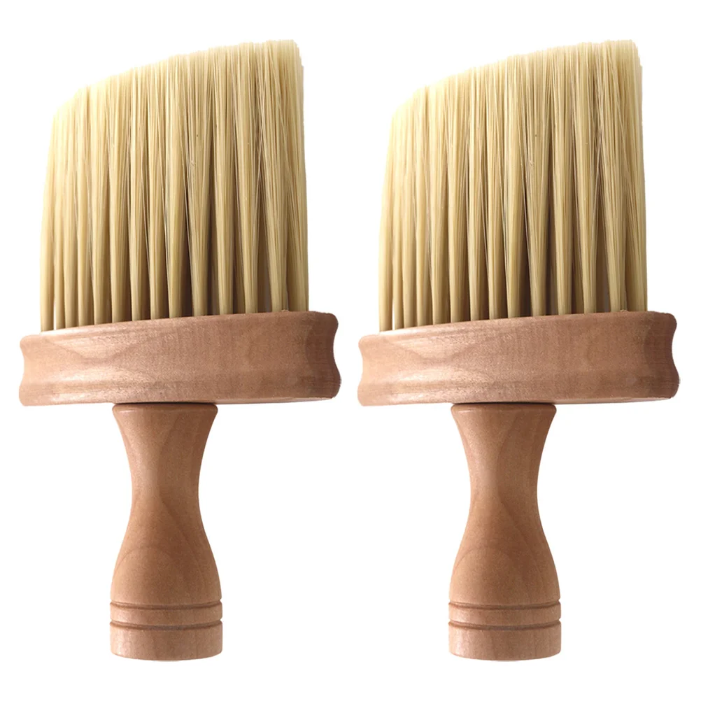 

2 Pcs Musical Instrument Cleaning Brush Guitar Piano Drums Ukulele Solid Wood Handle Fretboard Care Tool Non Scratch