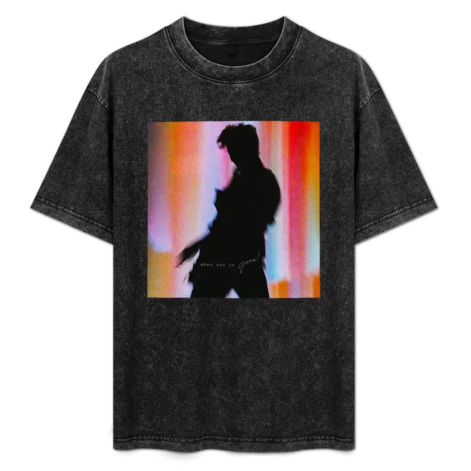

When You're Gone T-Shirt boys animal print summer 2025 plain t shirts men