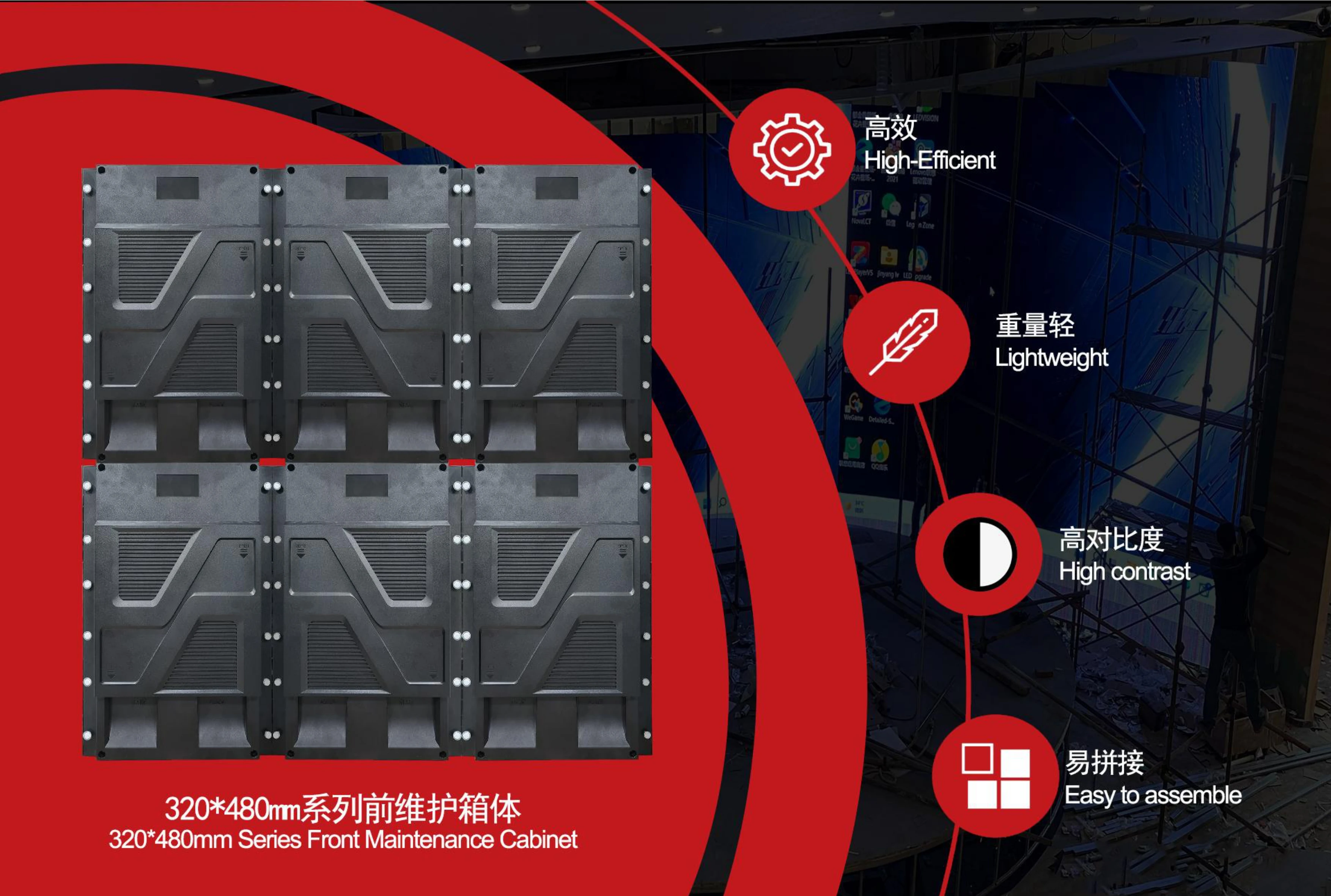 Custom Modular LED Screen Indoor 800nits Brightness LED Module For Advertising Display And Digital Signage