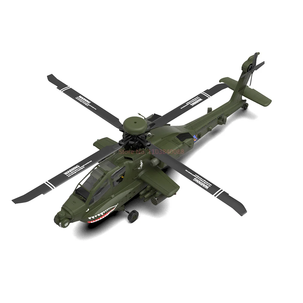 Yuxiang Apache 6-Channel Armed Remote Control Helicopter 3D Inverted Direct Drive Brushless Simulation Model Toy Festival Gift