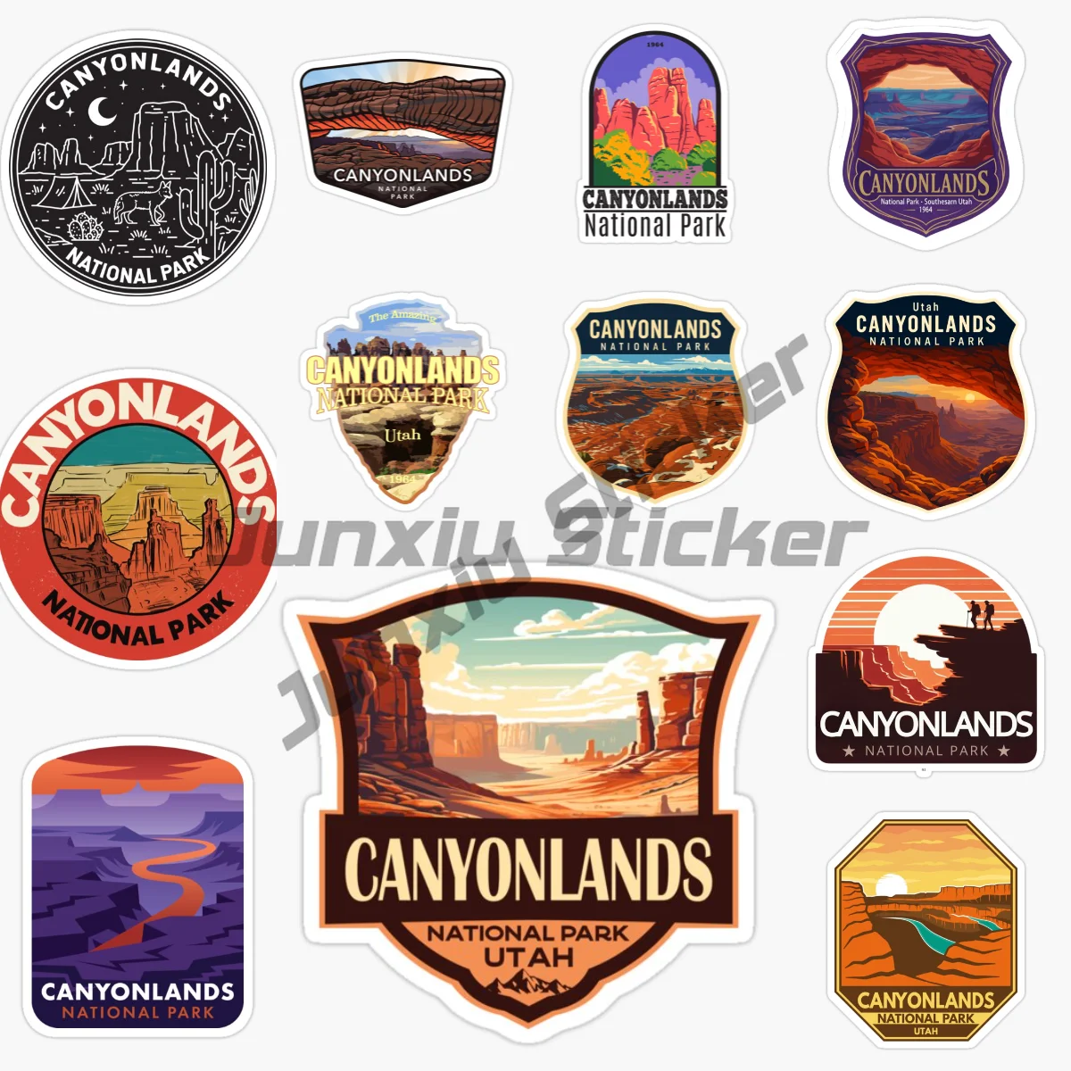 

CANYONLANDS NATIONAL PARK American Landscape Car Sticker Vinyl Self-Adhesive Decorative Decal