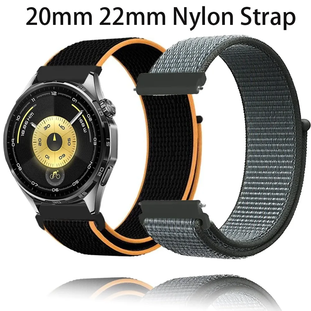 �y�Z�[�����z20mm 22mm �i�C�����X�g���b�v Huawei Watch 5 46mm GT6 GT6 Pro GT5-4 46mm�p ���K�ȃ��X�g�o���h Amazfit Balance 2 Bip 6 Active 2�p