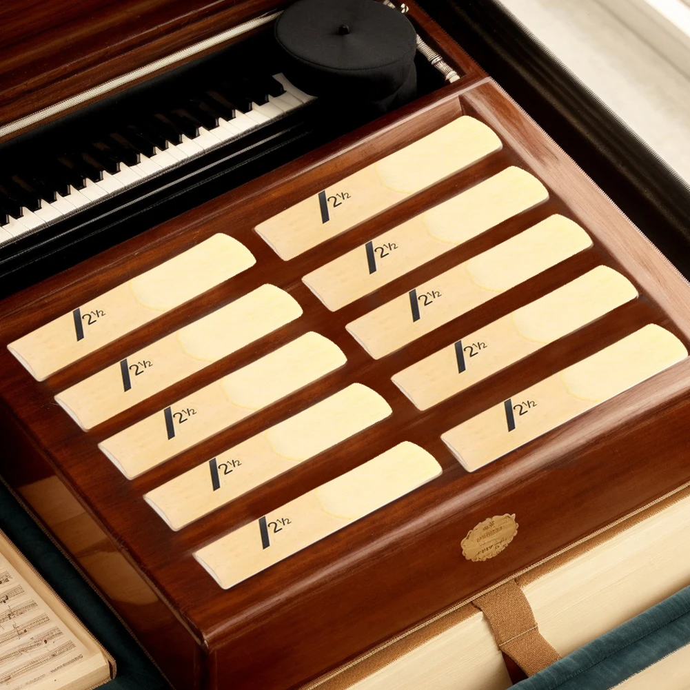 10 حزمة Eb ألتو ساكس القصب ألتو الساكسفون القصب أرق القصب تلميح المهنية الساكسفون القصب آلات النفخ الملحقات