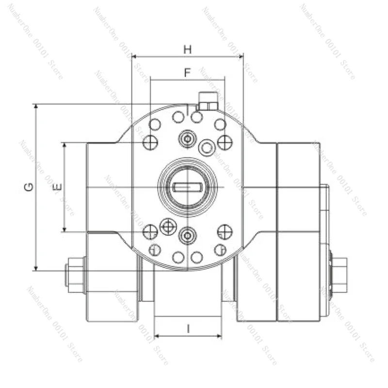 CNC lathe high-quality BMT series BMT40/BMT45/BMT55/BMT65 model gear hobbing driven tool holder