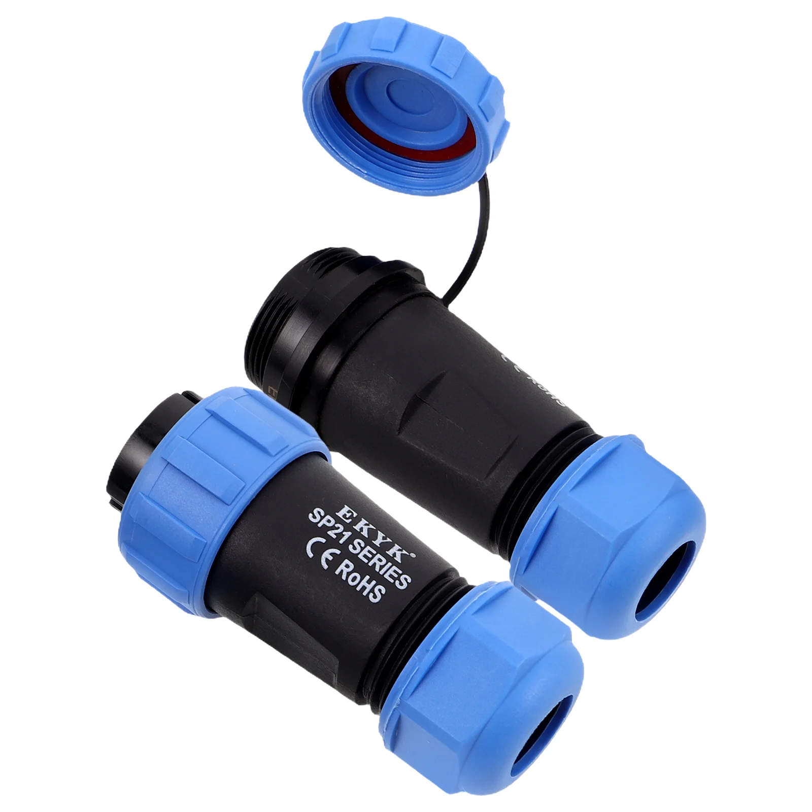 

2 PCS IP68 Waterproof Aviation Socket 3 Core PA Material Wire Connector Circular Dustproof Industrial Cable Adapter