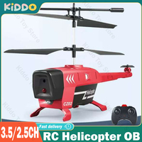 Rc Helicopter 3.5Ch 2.5Ch Rc Plane for Adults Obstacle Avoidance 2.4G Electric Airplane Drone USB Charge Flying Toys for Boys