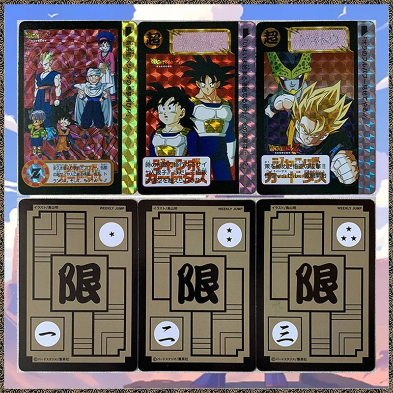 Anime Dragon Ball DIY ACG Torankusu Chichi Piccolo Vegeta Yonsei Cell Desktop Battle Game Collectible Cards Birthday Toy Gift