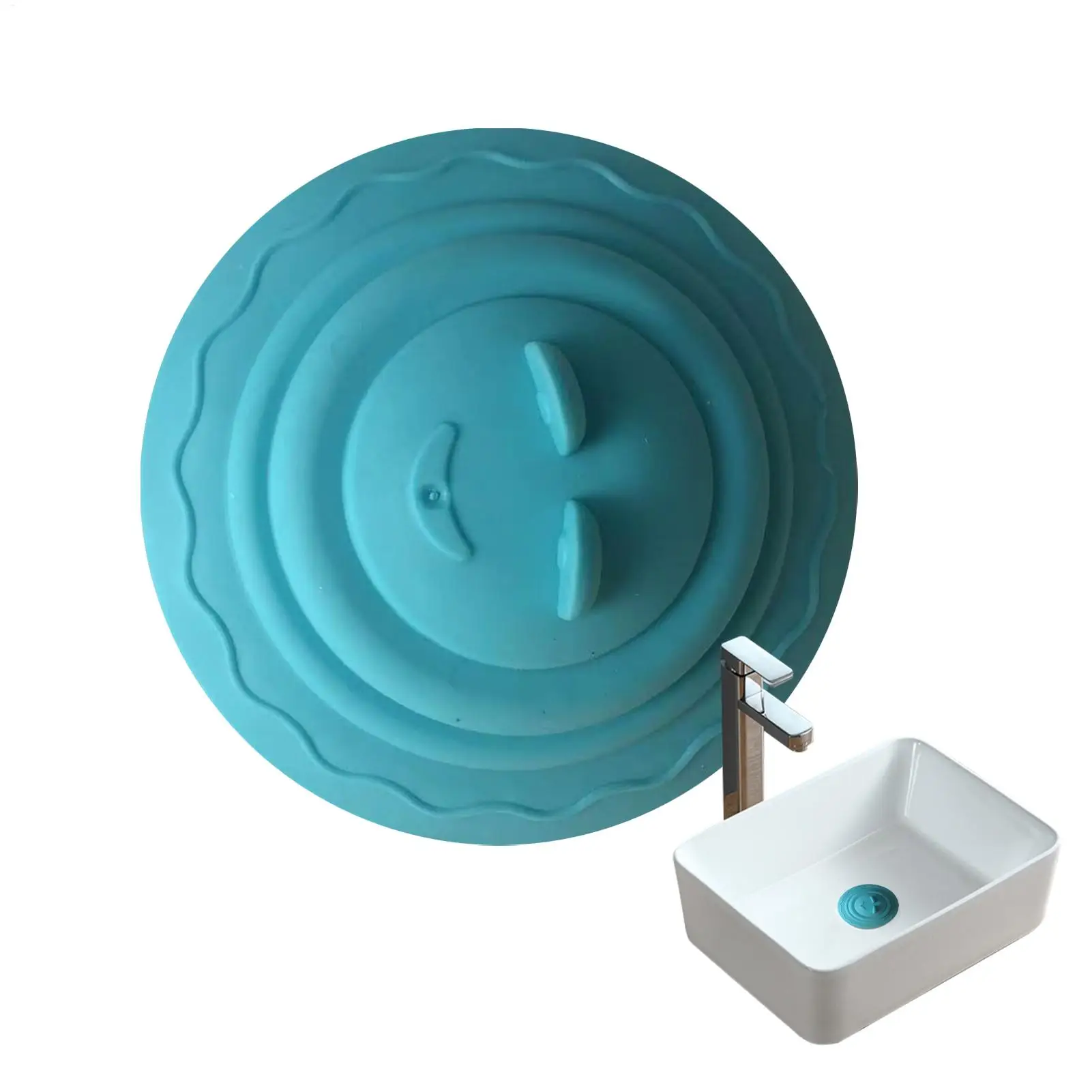 

Bathtub Drain Stopper 9.5cm Universal Suction Shower Plug Flexible Bath Drain Cover Sealing Stopper for Sink Bathroom Kitchen