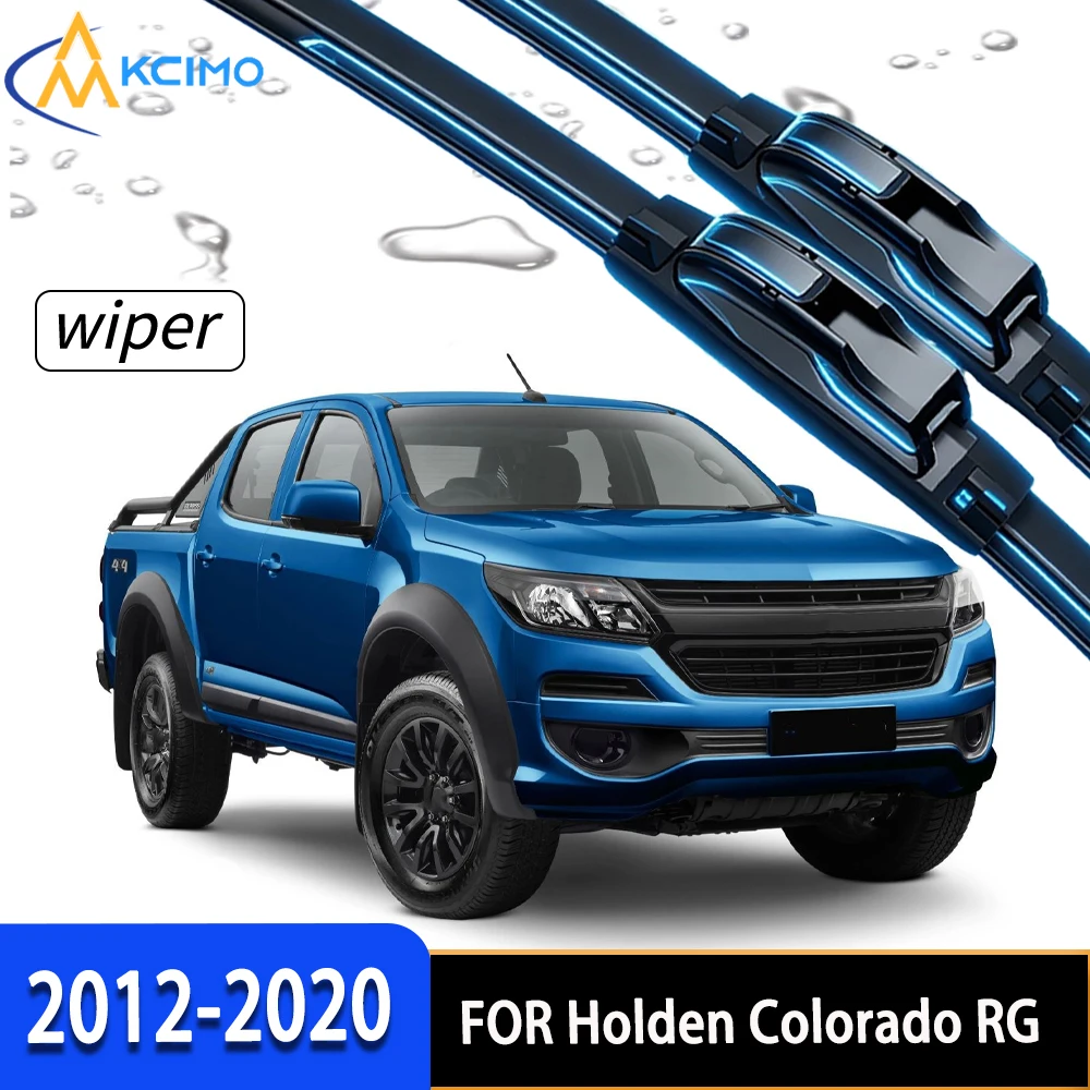 

Premium Front Windshield Wiper Blades Featuring High-Density Rubber, Ideal Fit for Holden Colorado RG 2012-2020