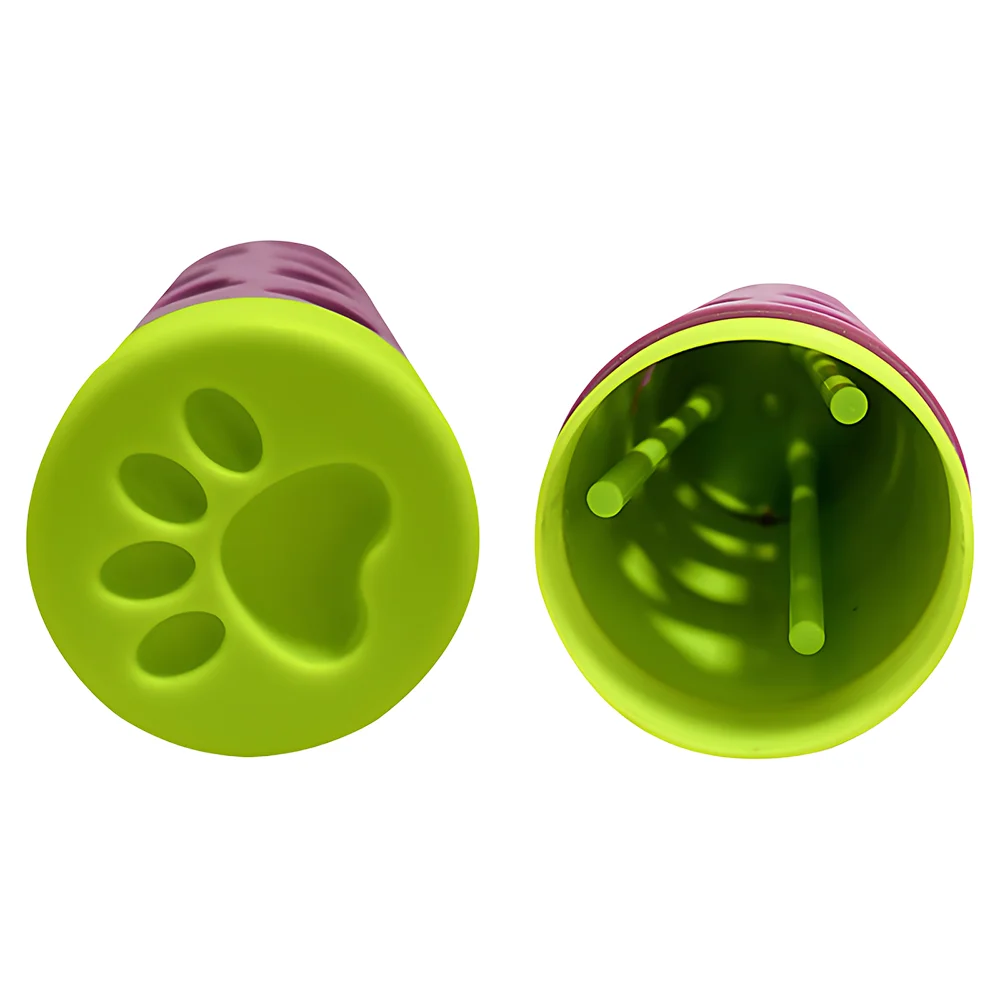 Neues Hunde-Slow-Feeder-Spielzeug mit Leckerli-Spender, Langlebiges Rollendes Leck- und Kauspielzeug zur Langeweile-Bekämpfung, 1 Stück – Detail 4