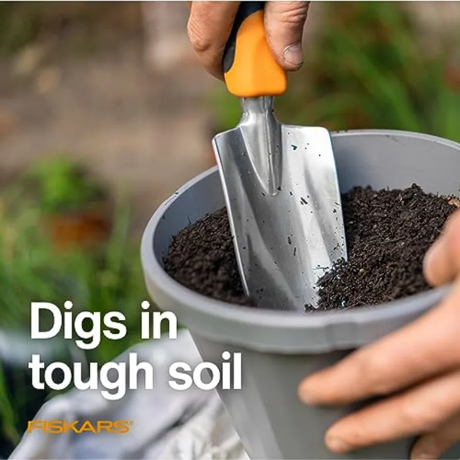 أداة يدوية للبستنة شديدة التحمل مع فتحة تعليق للحفر والزراعة في بناء الألومنيوم المصبوب المقاوم للصدأ مع E