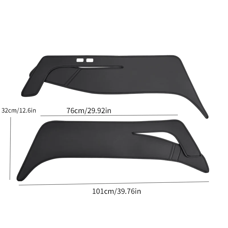 مناسبة لنماذج Tesla Model Y 21-24، وسادات حماية سميكة على جانبي صندوق السيارة تحمي الداخلي بشكل فعال