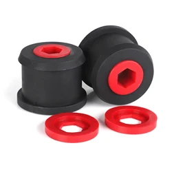  2PCS Black Front Wishbone Rear Bushes For BMW Mini Cooper S R50 / R52 / R53 00-06