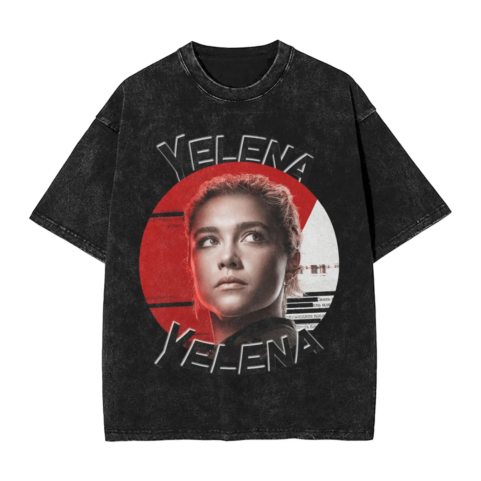 

Футболка Yelena, футболки в стиле Харадзюку, базовая футболка Y2K с короткими рукавами, летняя хлопковая одежда с круглым вырезом, одежда больших размеров