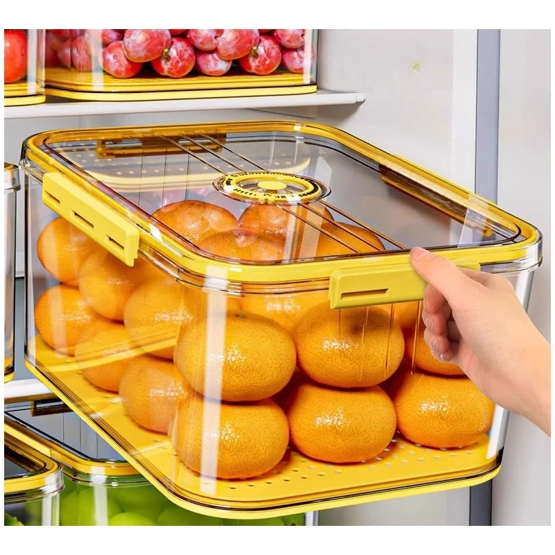

Storage crisper Fruit food finishing box