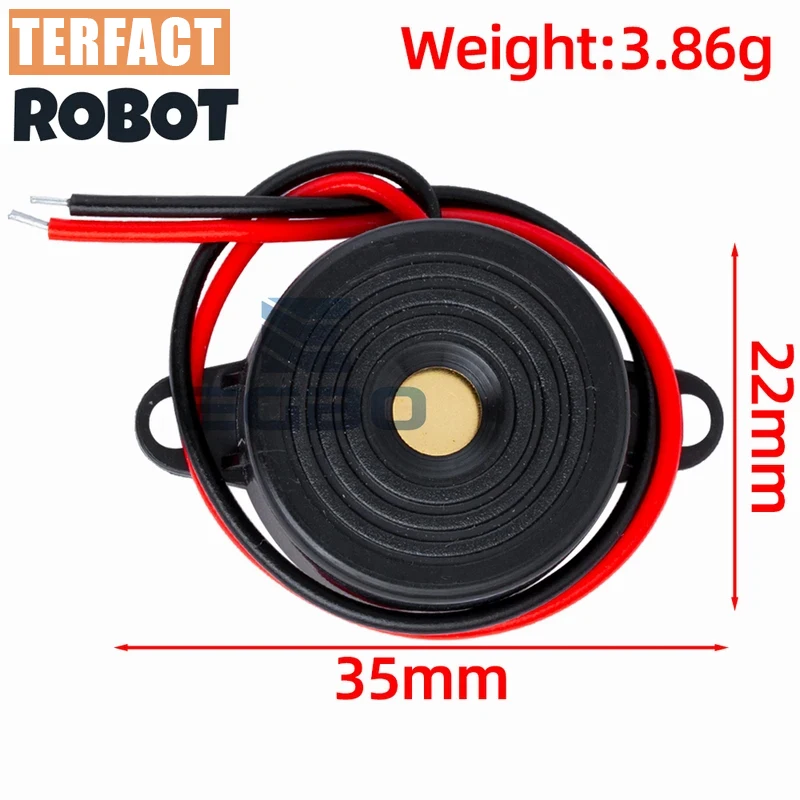 1~20PCS SFM-20B 85dB High Decibel Active Buzzer Alarm Speaker DC3-24V Continuous Sound 2312 Piezo Piezo Electronic