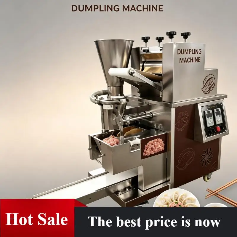 Automatic Dumpling Maker Commercial Dough Sheet Filling Wrapping Forming Machine for Restaurant Food Production Lines
