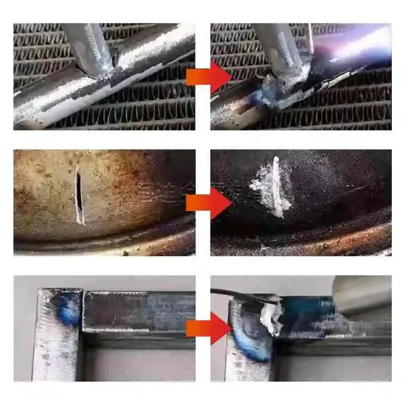 30/3pcs Easy Melt Low Temperature Welding Rods Stainless Steel Copper Solder Rod Repair Holes Soldering Weld Repairing Agent Kit