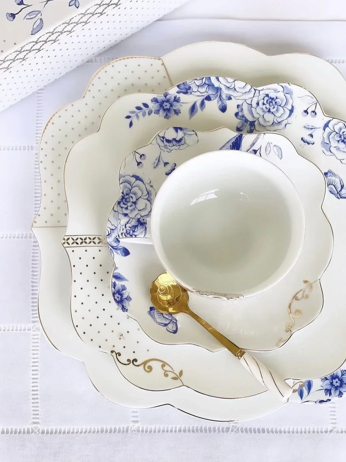 Assiettes et Plats en Céramique, Filles à Riz, Ensemble de Cuisine