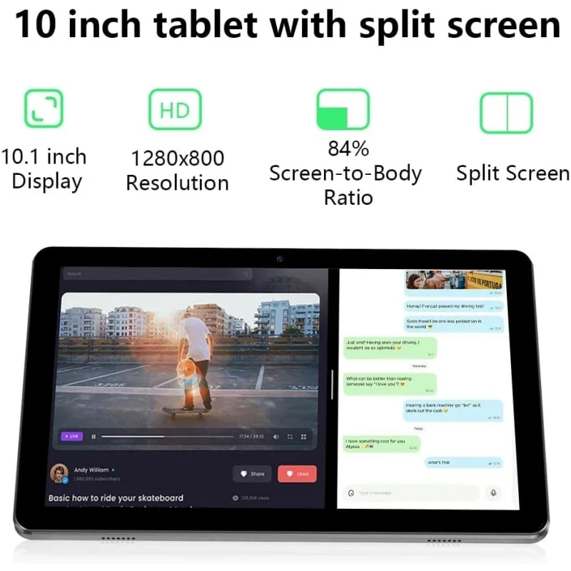 T10 Android 11 Phone Call Tablet PC 10.1 INCH 2GB RAM DDR 64GB ROM T2050B Quad-Core UMS312 Quad-Core 1.3GHz Dual Camera WIFI