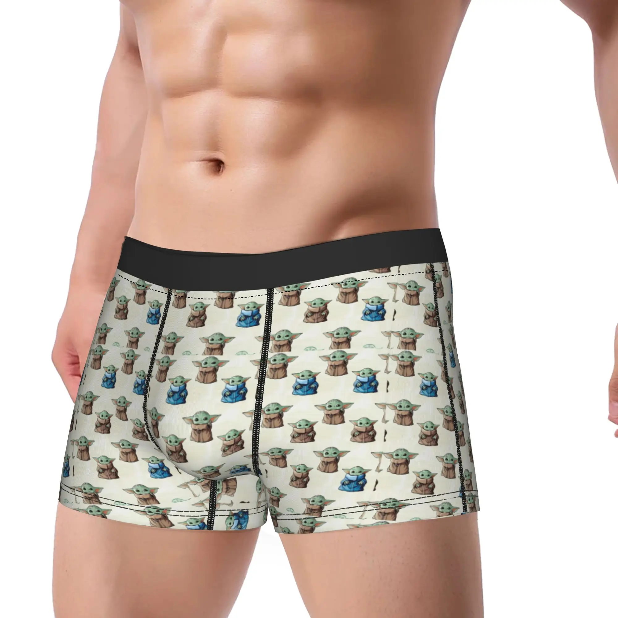 cueca-boxer-engracada-grogu-baby-yoda-mandalorian-star-wars-para-homens-cintura-media-tamanhos-m-xxl