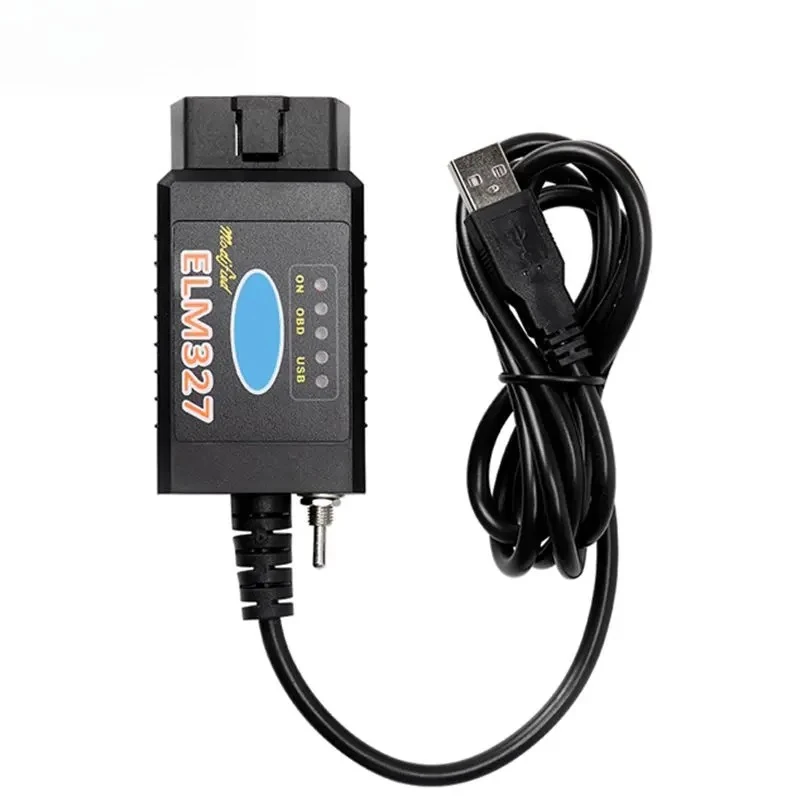 Подходит для ELM327 USB V1.5 FTDI/CH340 PIC18F25K80 с переключателем, диагностический инструмент OBD2 для автомобилей, совместим с elm 327 HS CAN CAN.
