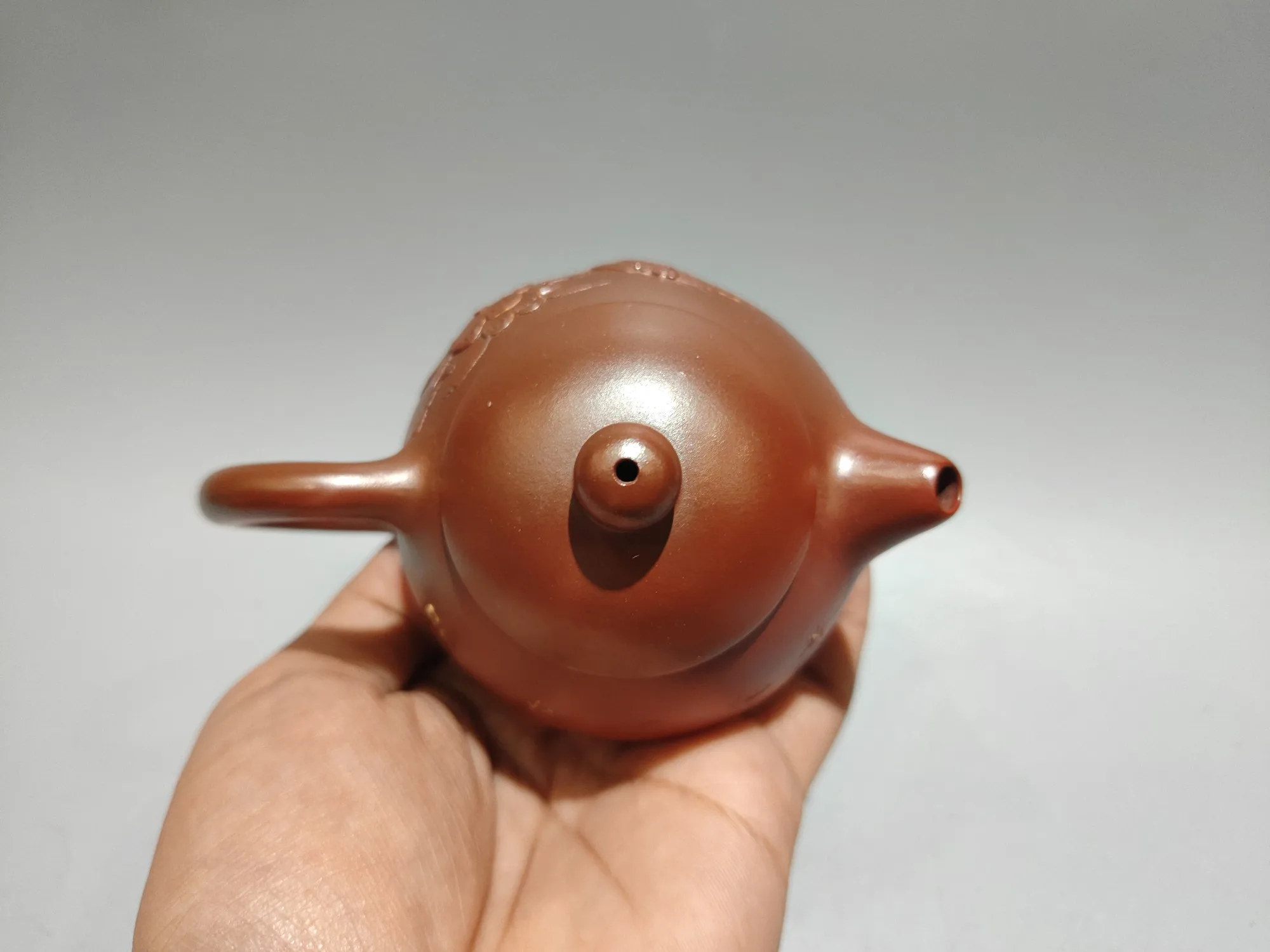 Yixing Purple Clay Teapot Diesel fired kiln transformation magpie plum blossom pattern Dragon Dan Pot Egg shaped Teapot Flagon