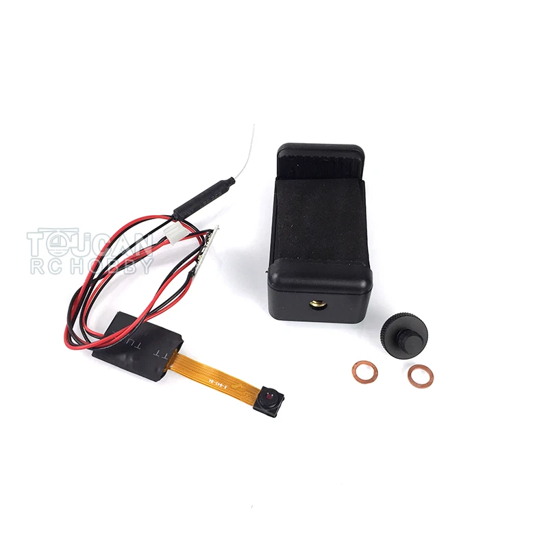 Piezas de control remoto, sistema FPV de 200W con estante para teléfono para escala 1/16 Heng Long TK6.0 7,0, tanques de Control remoto, modelo DIY THZH1050