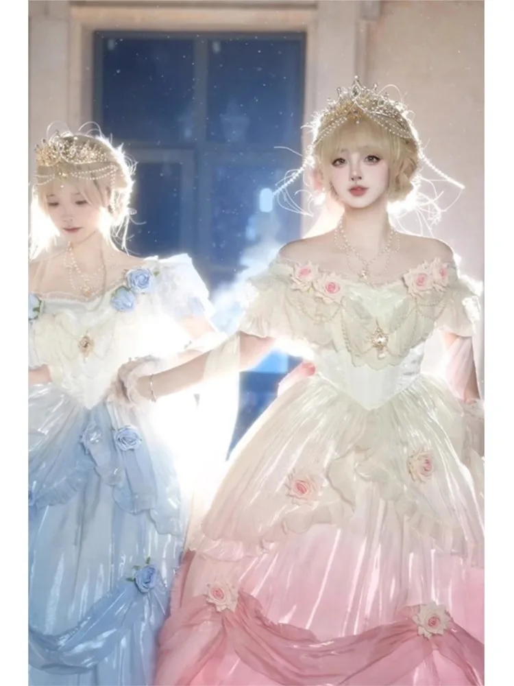 

New fashionable and elegant heavy industry puffy skirt for coming-of-age ceremony
