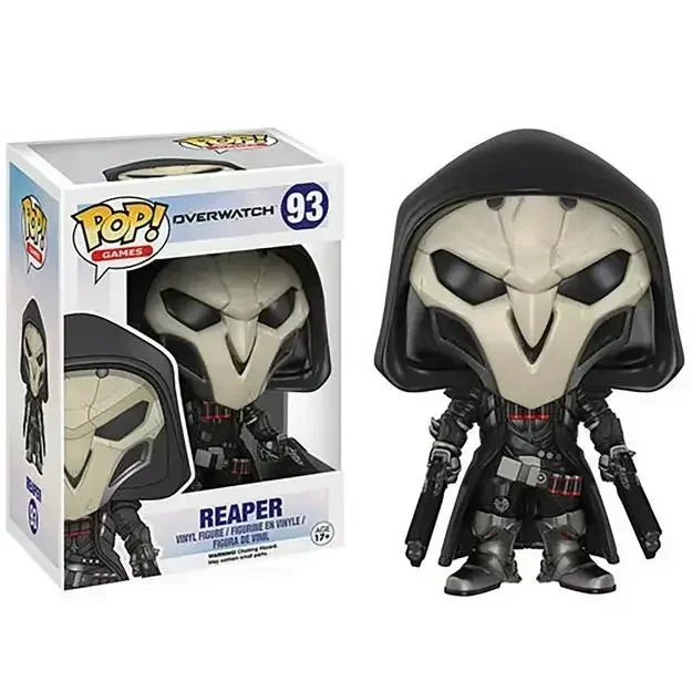 NEW Funko Pop Watch Pioneer Reaper 93 # Tracker 92 # Widow Maker 94 # McCree182 # Vinyl Action Doll Collection Toy Children Gift