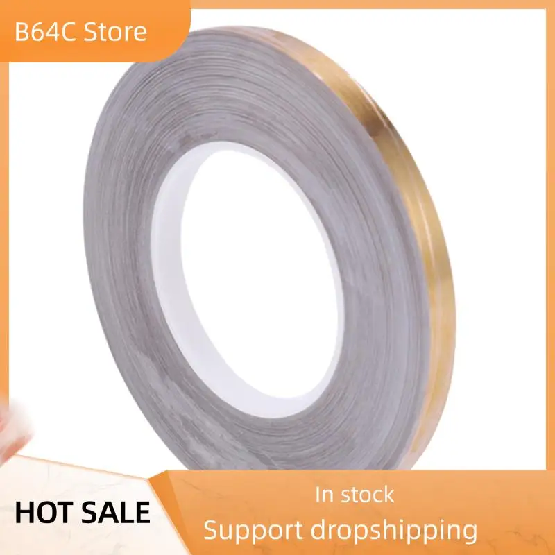 

B64C 5 Pcs 50 Meter Gold Self-Adhesive Stickers Waterproof Tile Wall Tile Space Sealing Tape Strip Stickers Decals Home Decor