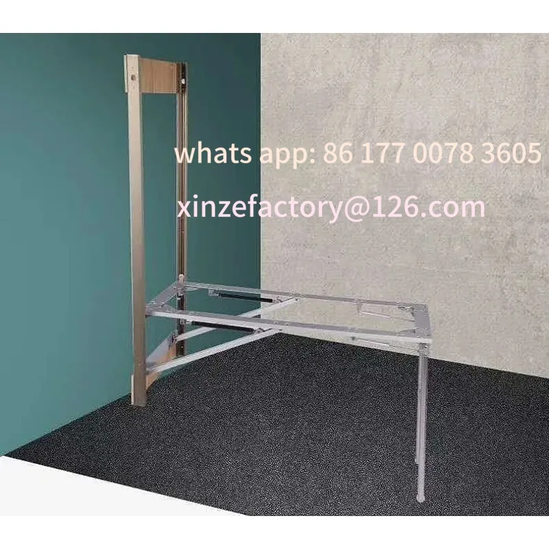 آلية أجهزة طاولة طعام قابلة للطي مخفية قابلة للتخصيص، محول حديث متعدد الوظائف 2 في 1 سحب قابل للتحويل