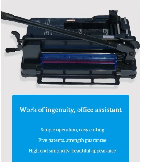 Heavy-duty paper cutter, A4 thick manual tender document cutter, 4CM thick paper cutter.