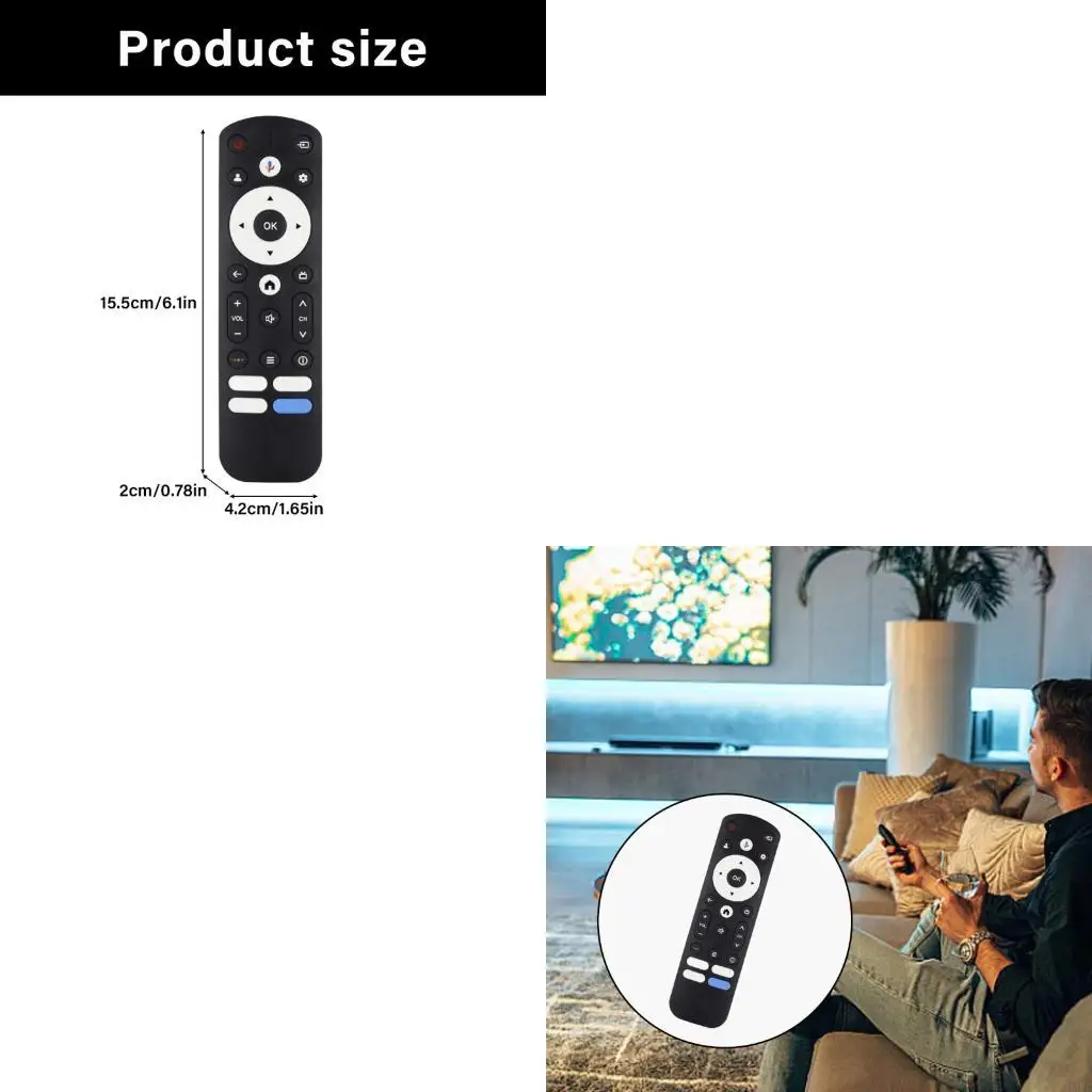 

G99B Ergonomic Voice Activated Remote For Hyled5524g4km Para TVs Streaming Hot Key