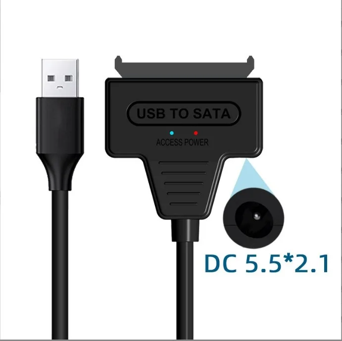 New USB SATA 3 Cable Sata To USB 3.0 Adapter UP To 6 Gbps Support 2.5Inch External SSD HDD Hard Drive 22 Pin Sata III A25 2.0