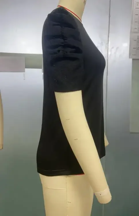 

New Fashion Short Sleeve T-Shirt for Women's Solid Top 2026 Daily Clothing Female Casual Round Neck Slimming Tee