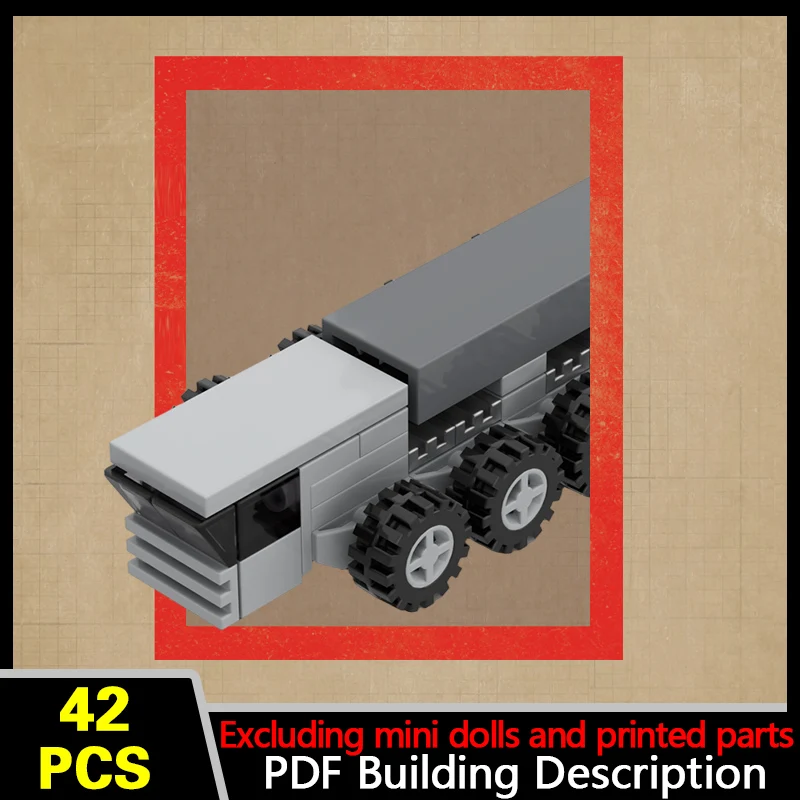 Light Rocket Launcher Model MOC Building Bricks War Equipment Modular Technology Gifts Holiday Assemble Children Toys Suit