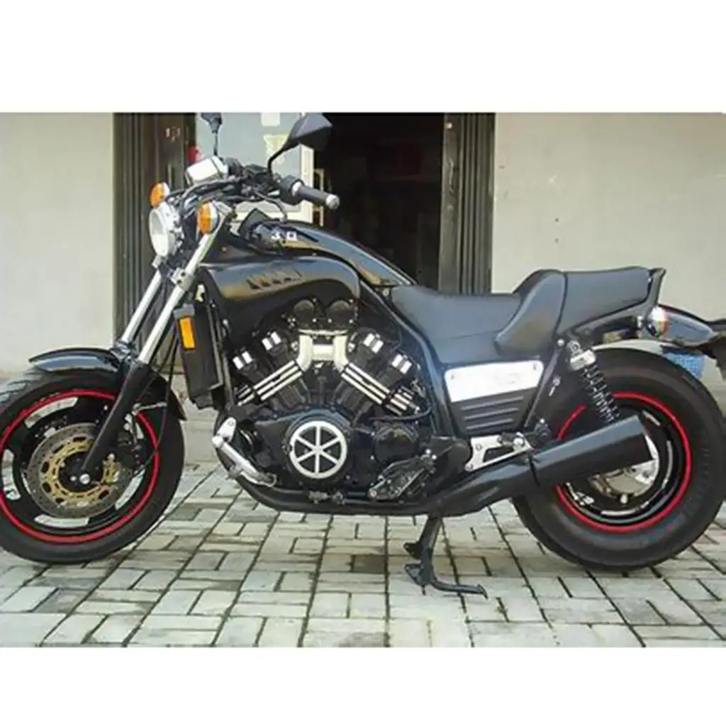 LED دراجة نارية الضوء الخلفي البلاستيك العنبر بدوره إشارة الوامض مصباح ل XV1000 #3